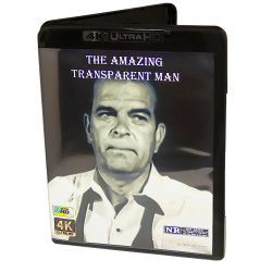 The Amazing Transparent Man (1960)  - 4K UHD Disc - High Definition - Compatible with 4k UltraHD Bluray - (12/2020)