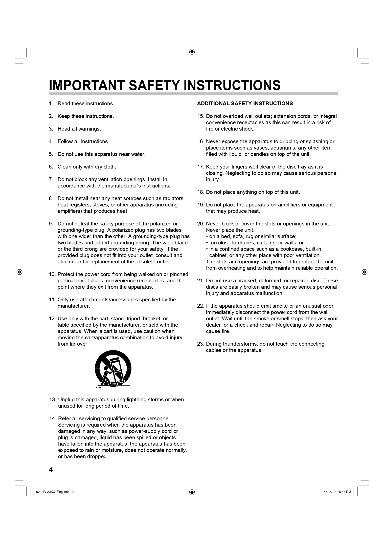 Toshiba HD-A3 HD DVD Player Owner’s Manual (Instant Download) - Image 5