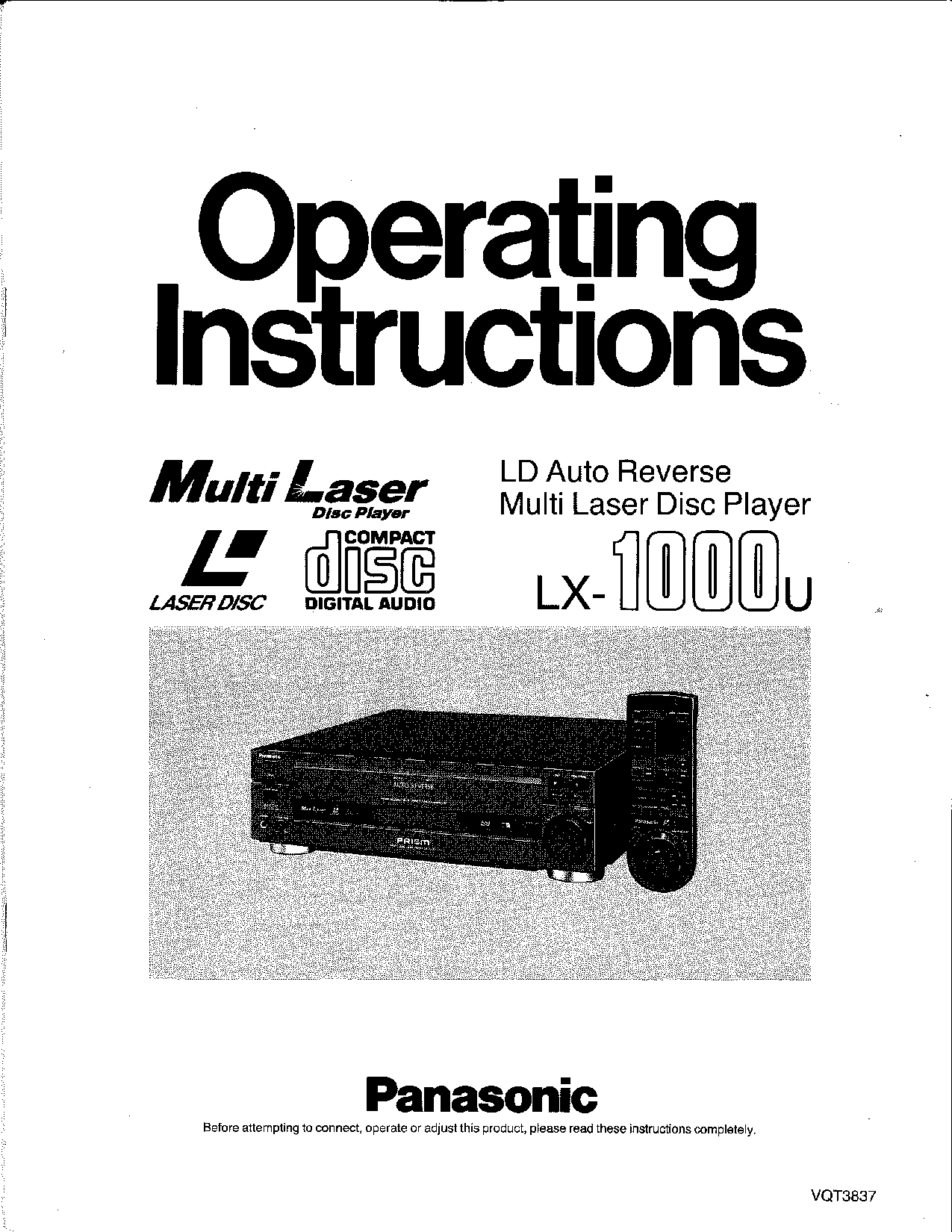 Using the three provided images from the manual: Extract the full title, including the model number and brand name. Summarize the main sections and subsections. Highlight any detailed instructions or unique features. Create a detailed description for the manual, ensuring it provides a comprehensive overview of the content and key features. Aim for clarity and completeness to give users a thorough understanding of what the manual offers. Ensure t has 3 paragraphs about the manual and device of at least 500 words, these should not be about any specific subsection. It should contain an unordered list the list should include the top level of each section of the contents and no other levels. THE TITLE AND DESCRIPTION SHOULD SAY ITS FOR INSTANT DOWWNLOAD. There absolutely should not be an OTHERS section in the unordered list