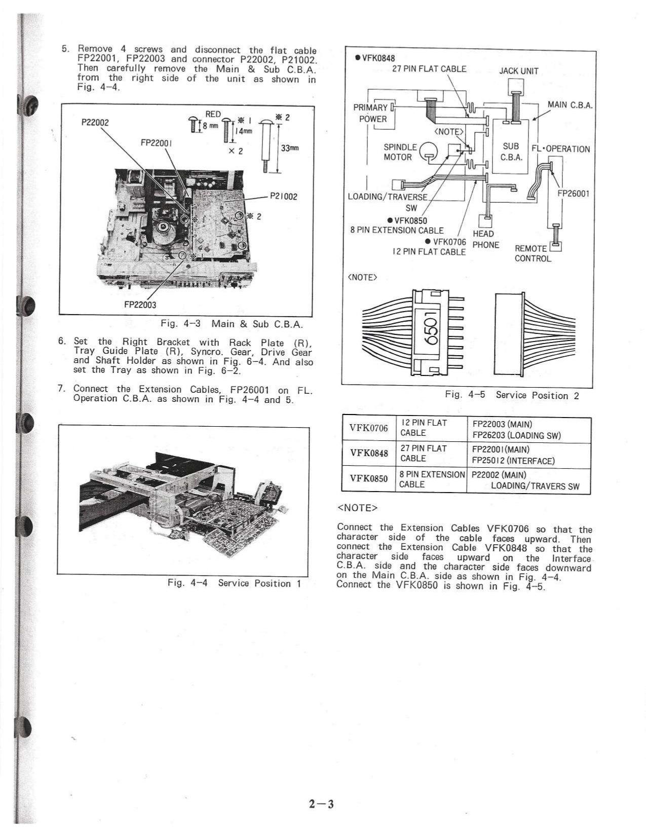 Service Manual Panasonic LX-1000U, LX-200U Adjustment Procedures and Manual Disc Eject (Instant Download) - Image 3
