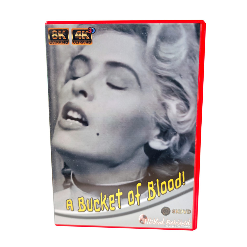 A Bucket of Blood - 8KDVD Edition - retail cover