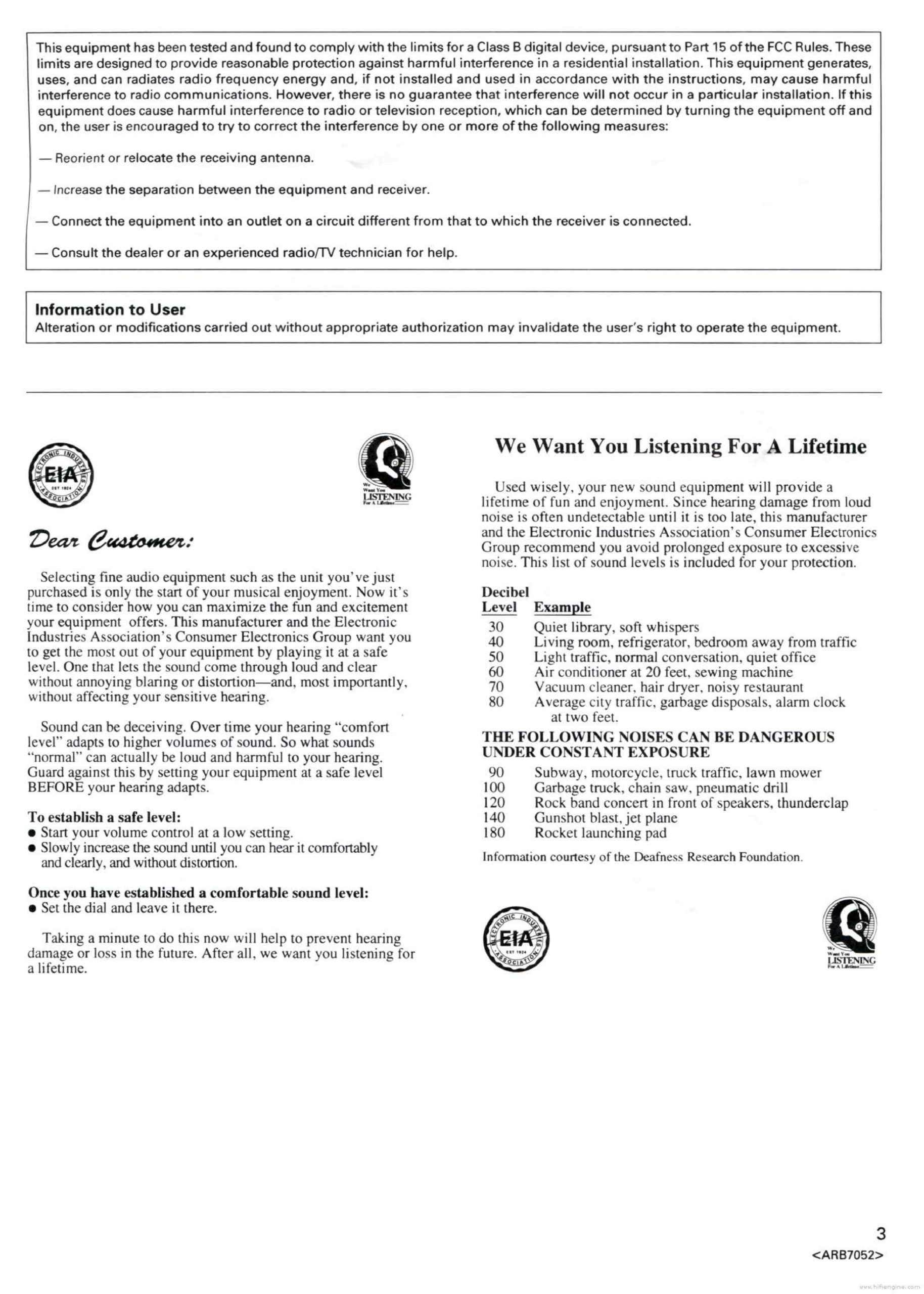 PIONEER ELITE DOLBY SURROUND AC-3 & PRO LOGIC PROCESSOR SP-99D - Owners Manual (Instant Download) - Image 3