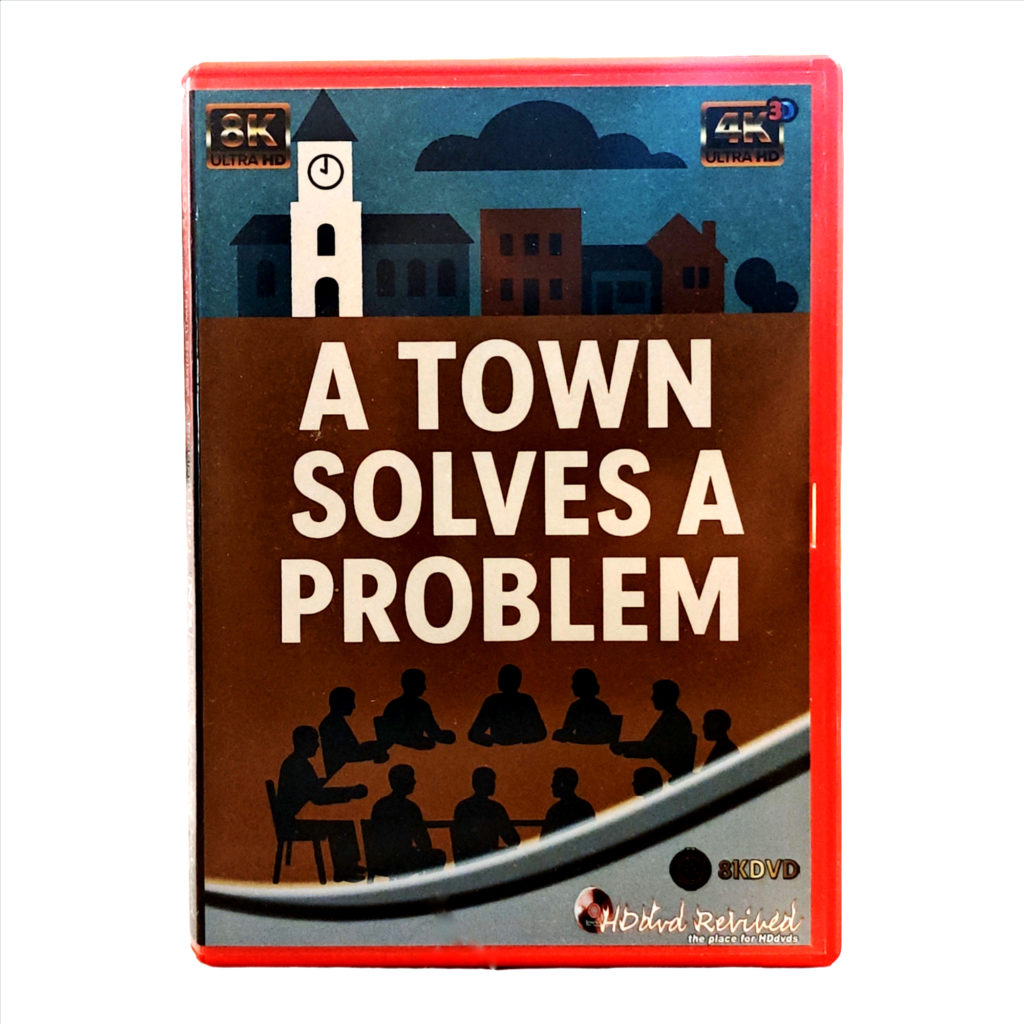 A Town Solves a Problem - 8KDVD Edition - retail cover