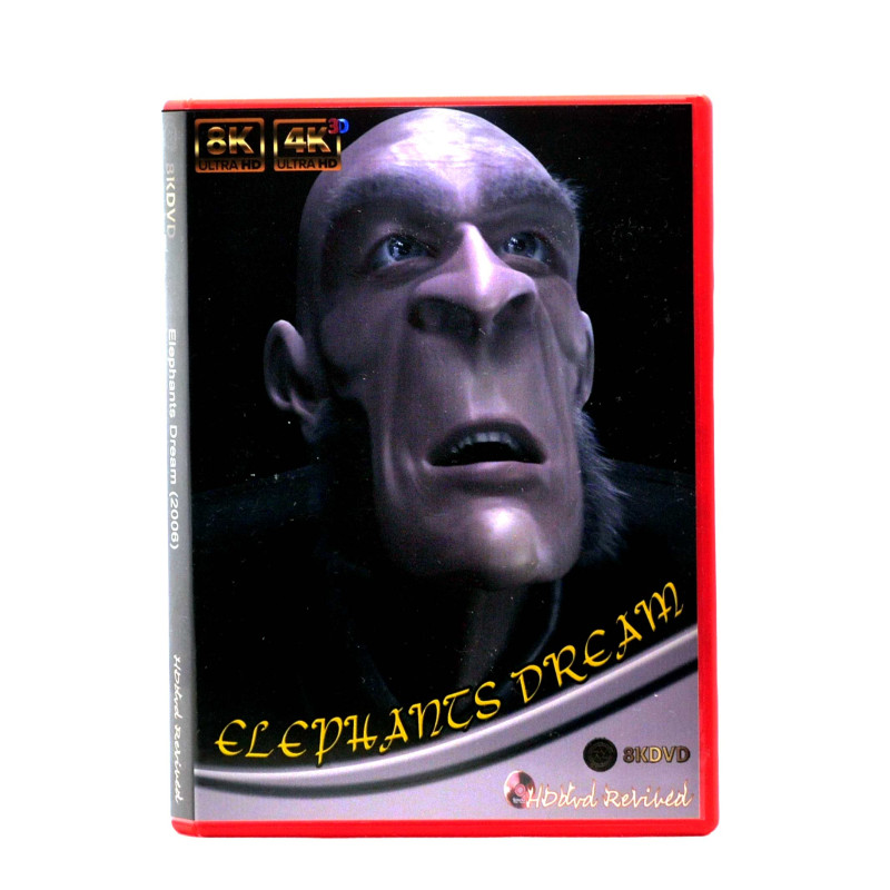 Elephants Dream 8KDVD Boxed Edition - retail cover
