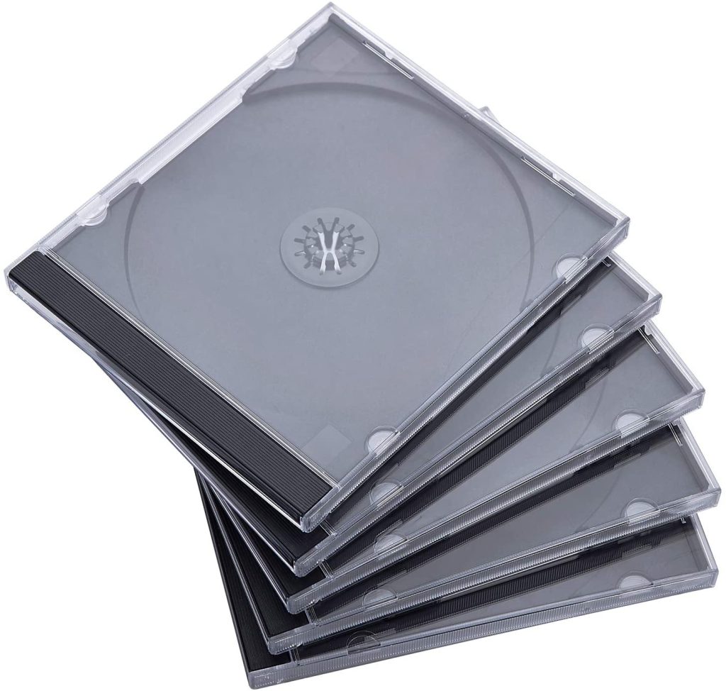 1 CD 10mm jewel box + tray - carton 200pcs
