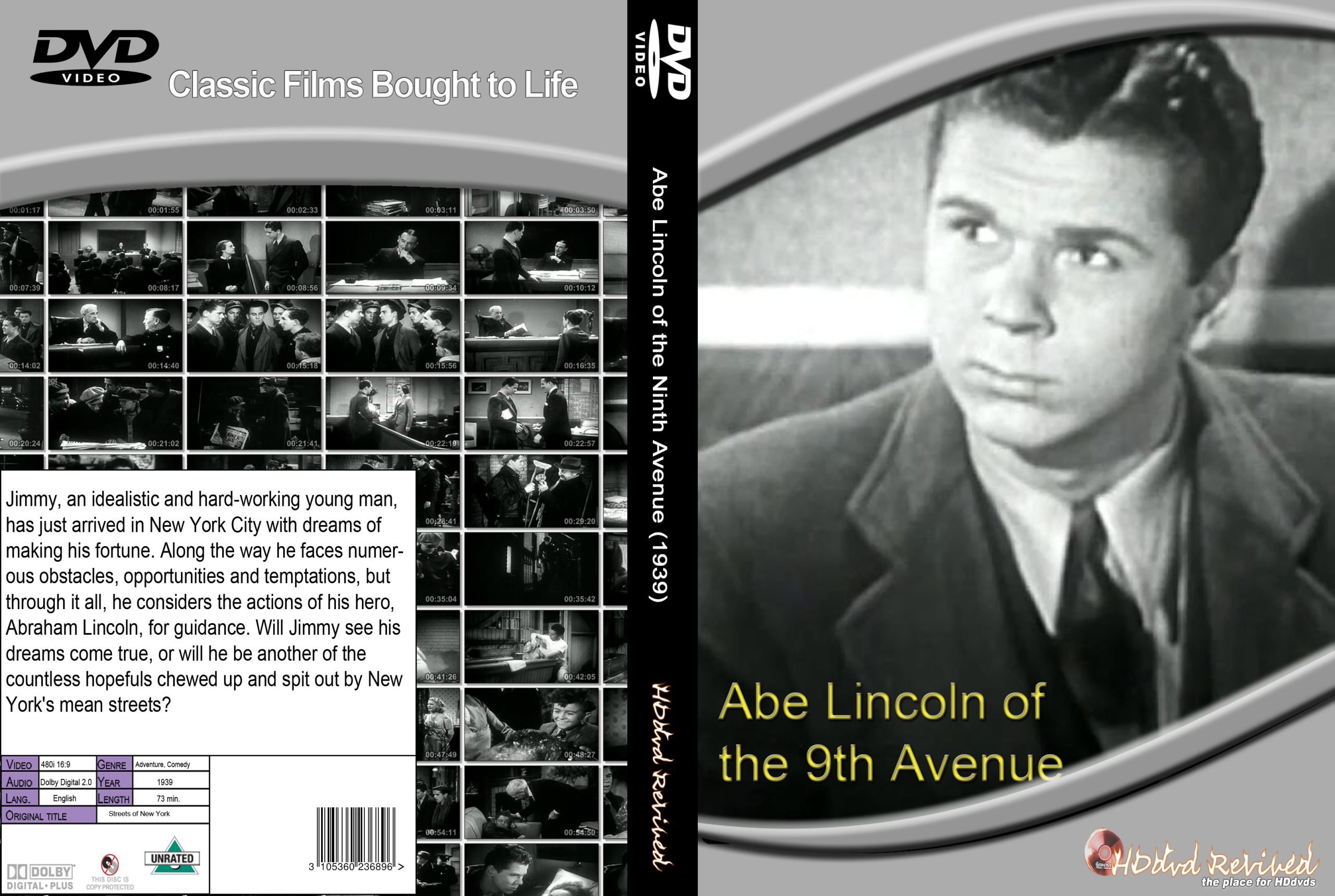 Abe Lincoln of the Ninth Avenue 1939 (DVD) - Image 3