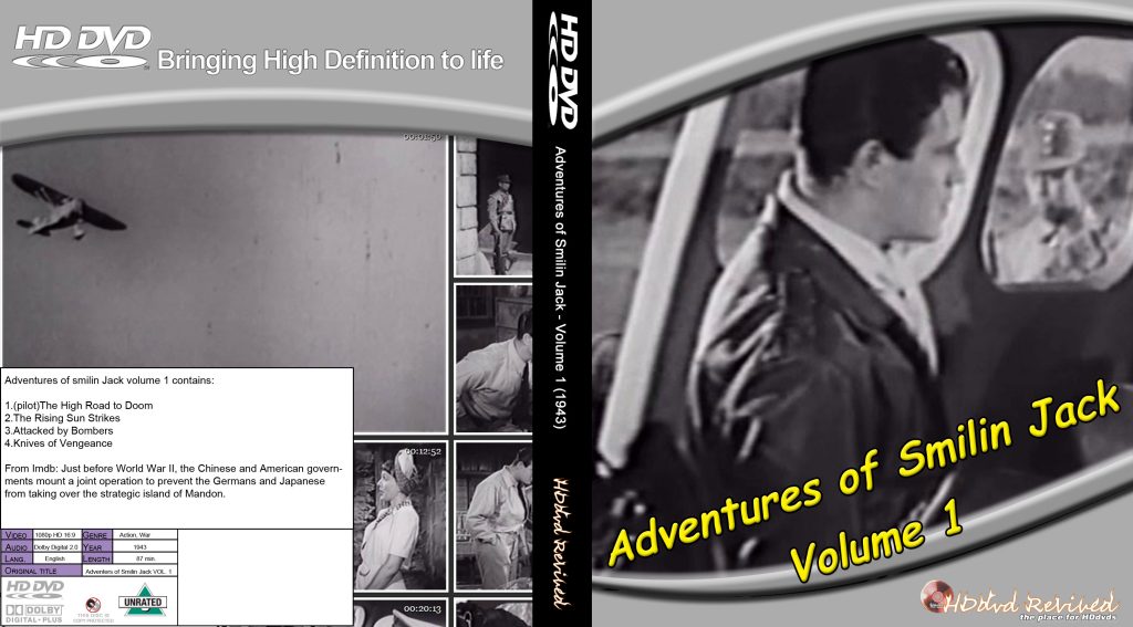 The Adventures of Smilin' Jack (1943) - Volume 1 - HDDVD (HiDefinition) HDDVD revived