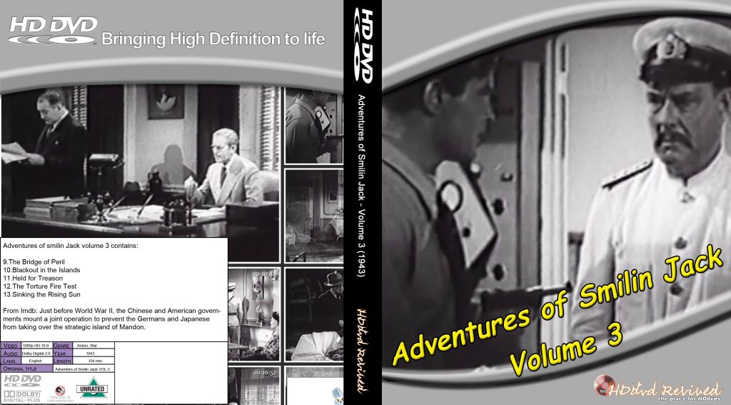 The Adventures of Smilin' Jack (1943) - Volume 3 - HDDVD (HiDefinition) HDDVD revived