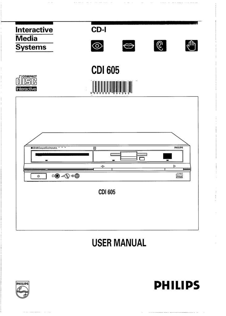 Philips CDI 605 CD-i Manual EN (Instant Download)
