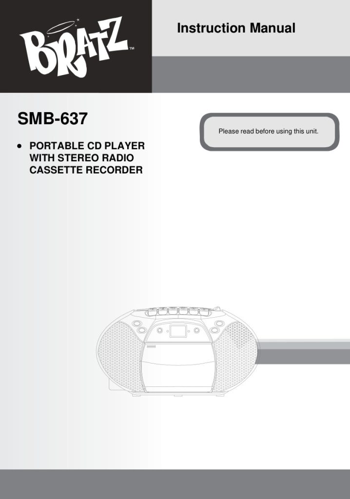 Singing Machine CD+G Karaoke Manual ecd9dc (Instant Download)