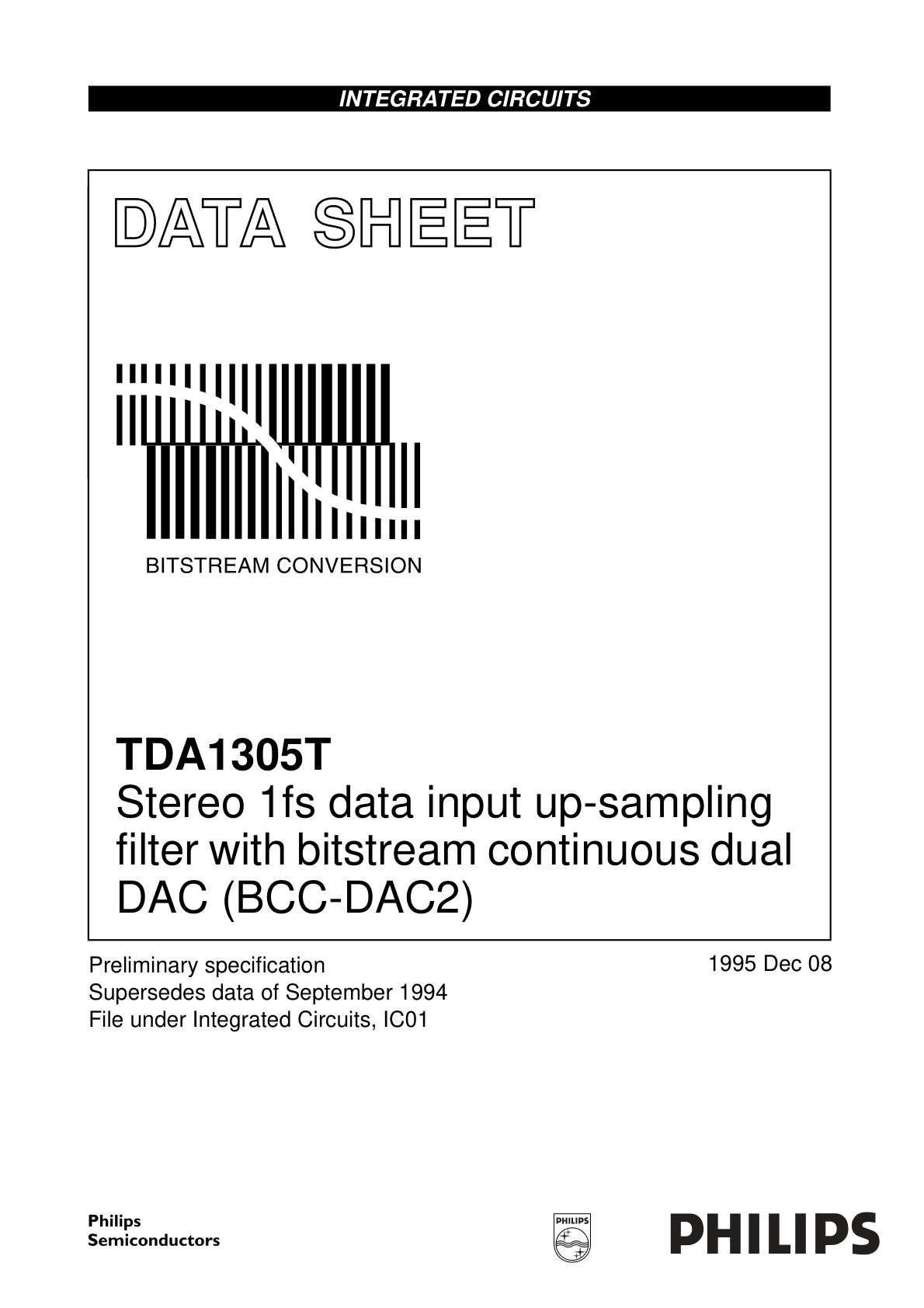 TDA1305 Datasheet (Instant Download)