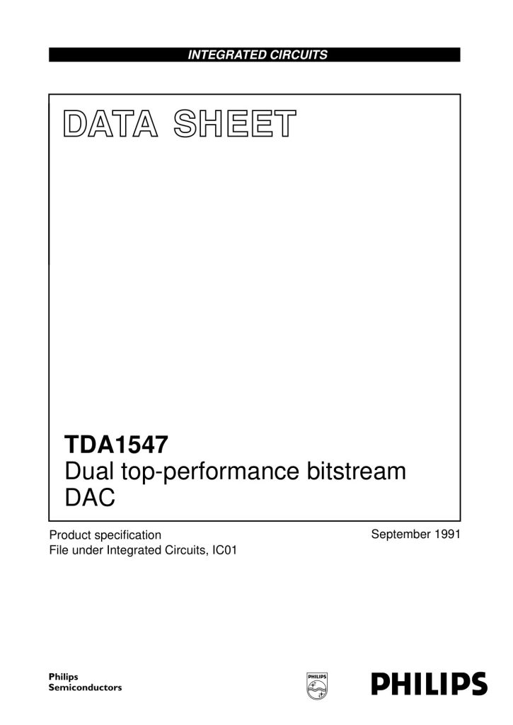 TDA1547 Datasheet (Instant Download)