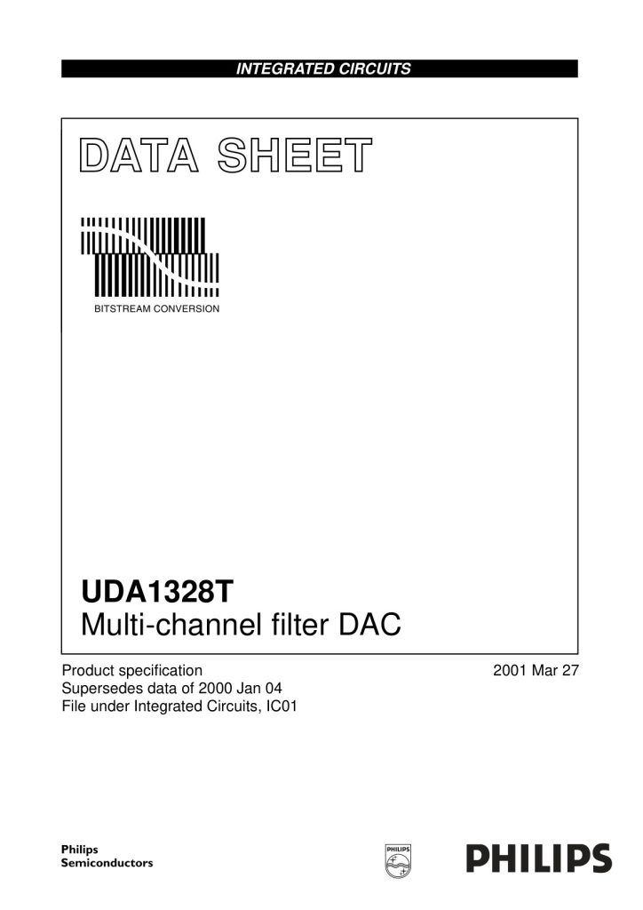 UDA1328T Datasheet (Instant Download)