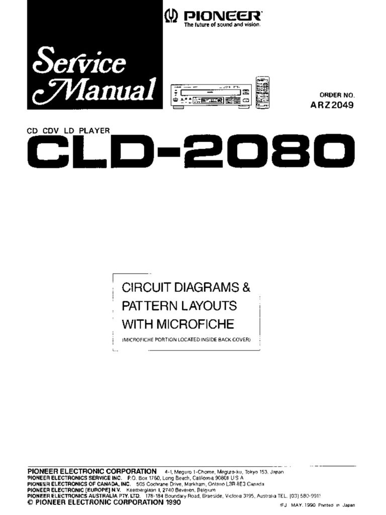CLD-2080-EN-Schematics Scan Manual (Instant Download)