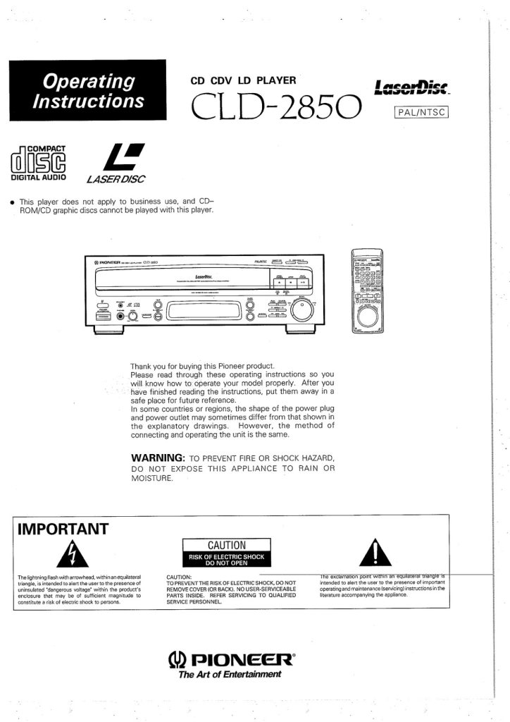 CLD-2850-EN Scan Manual (Instant Download)