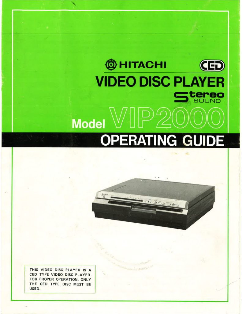 HITACHI-VIP-2000 Scan Manual (Instant Download)
