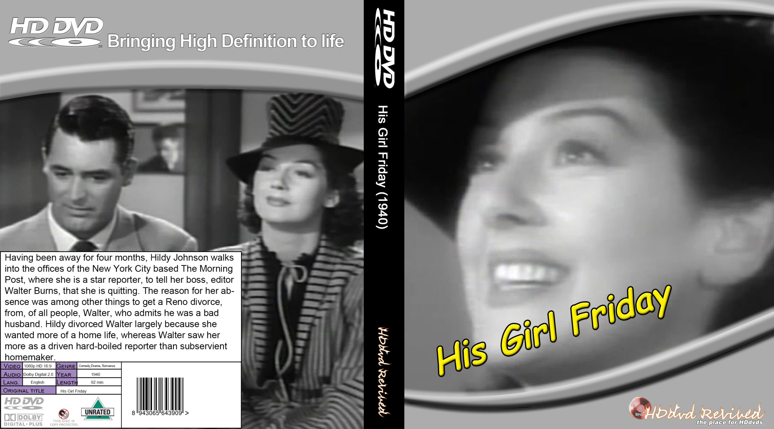 His Girl Friday - 1940 (HDDVD) - Image 3