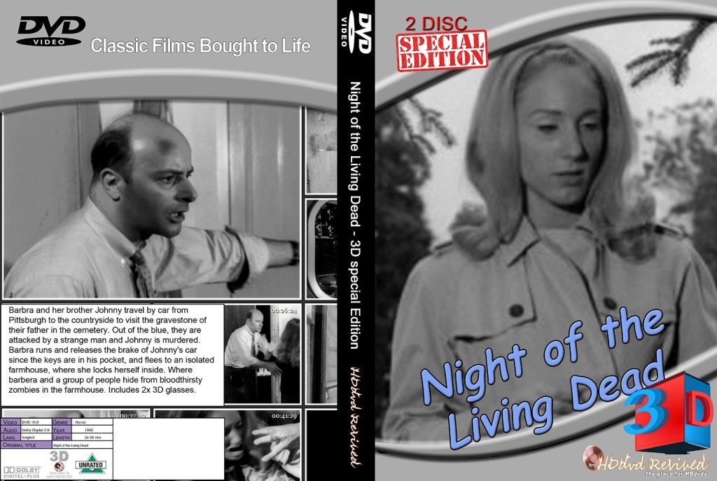 Night of the living dead DVD 3D special edition