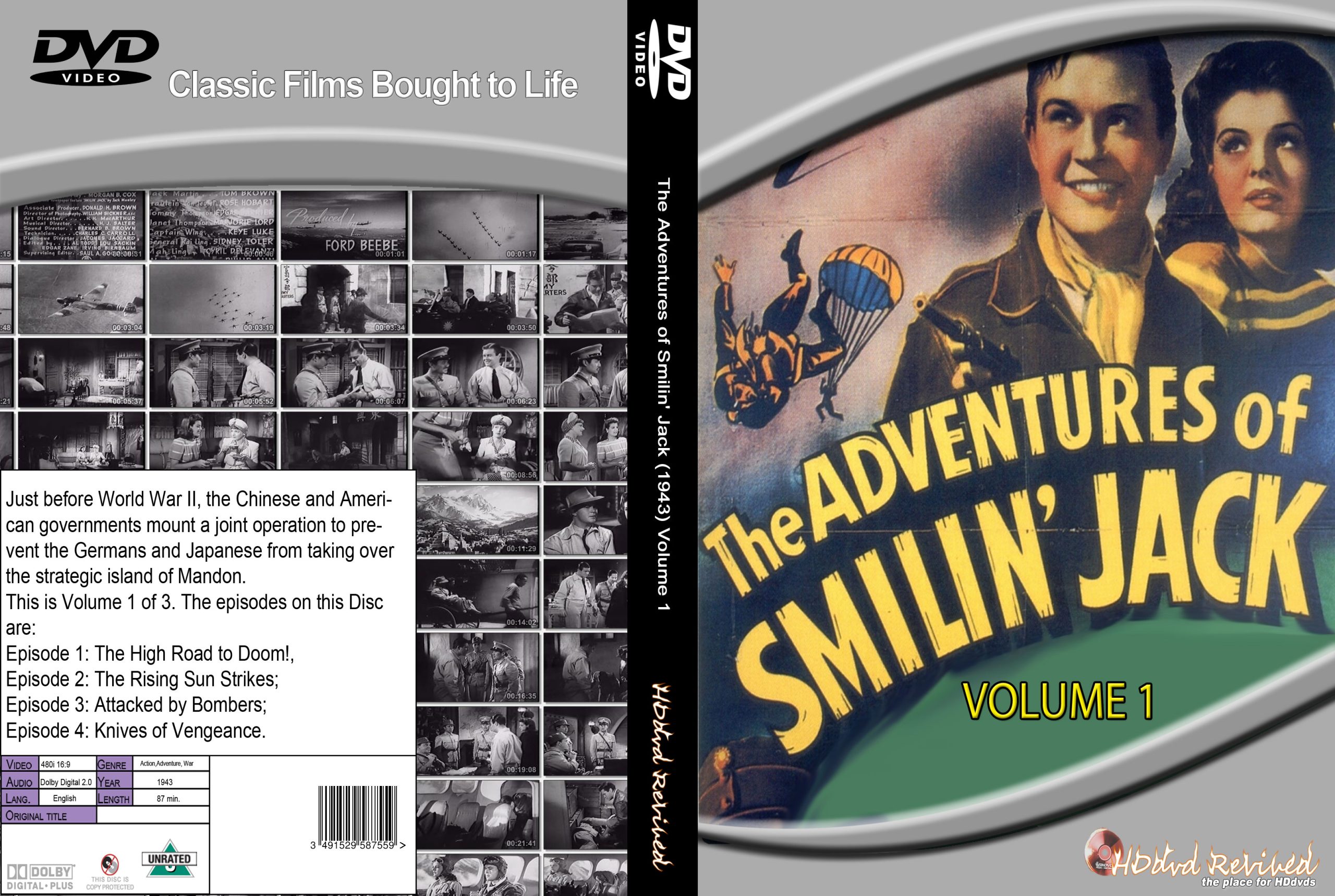 The Adventures of Smilin' Jack (1943) - Volume 1 (DVD)