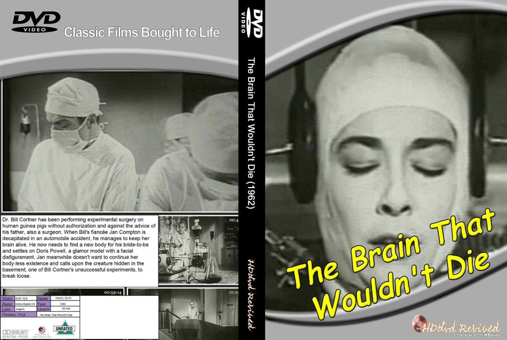 The brain that wouldn't die (DVD)