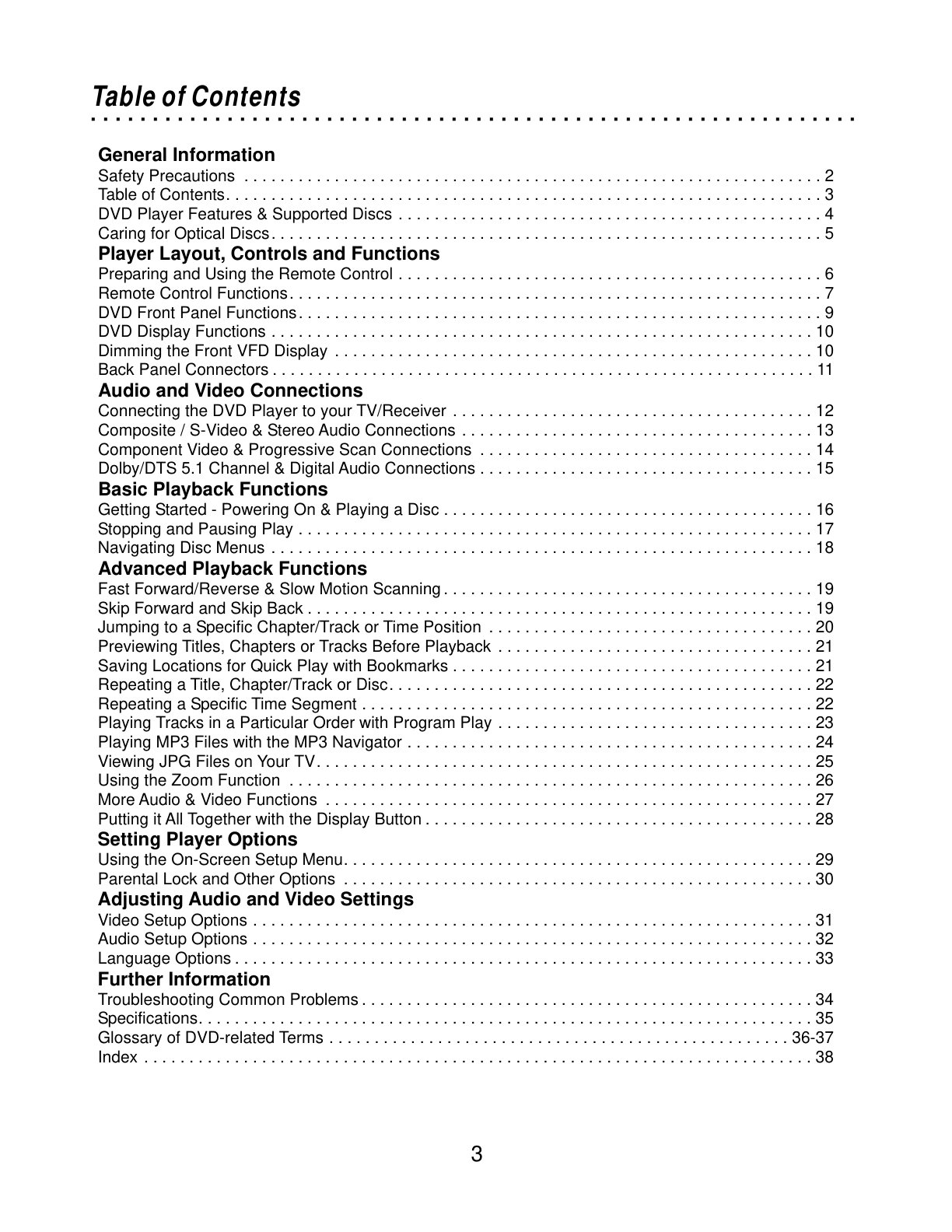 CyberHome CH DVD 500 Operating Instructions (Instant Download) - Image 2