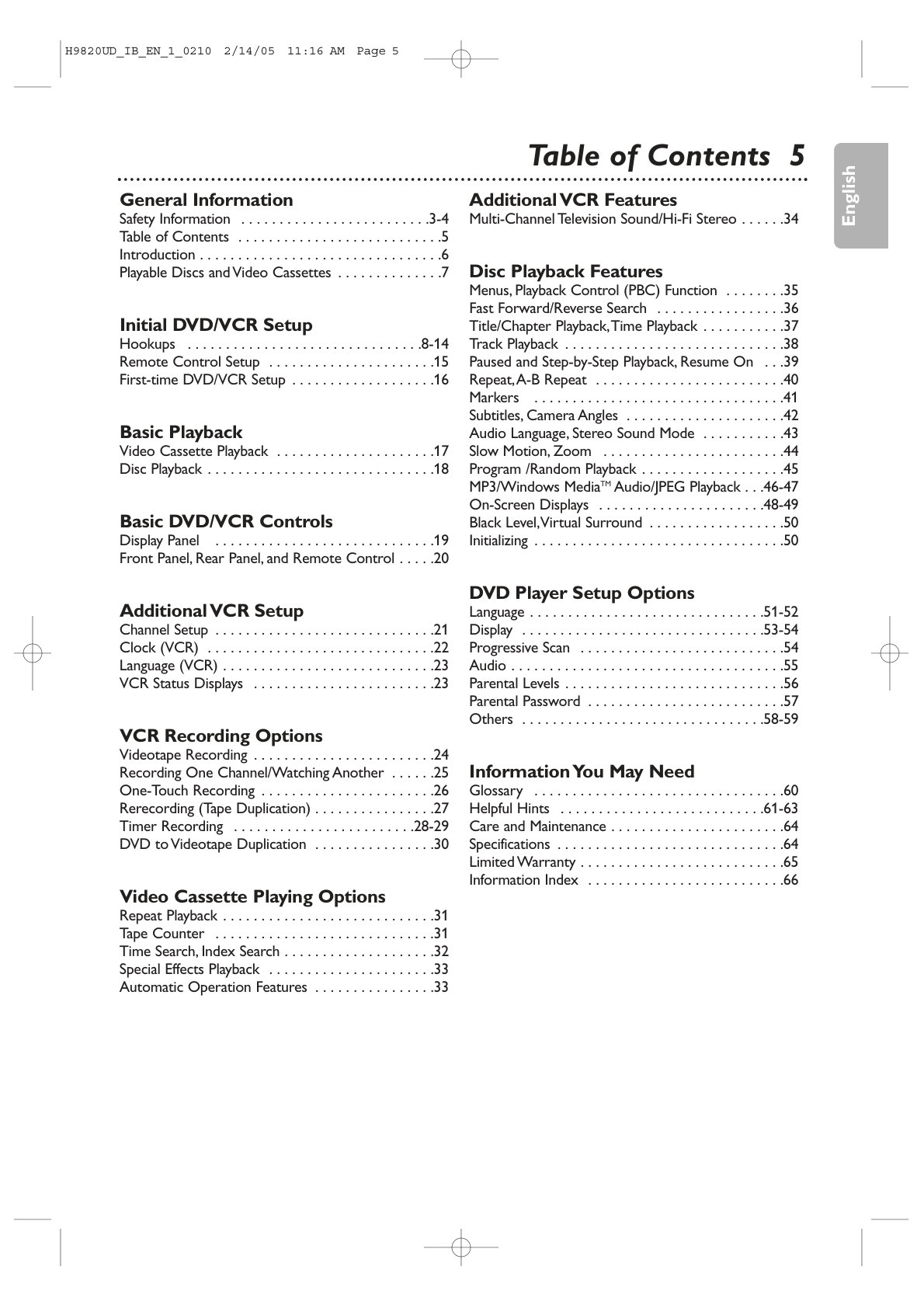 Philips DVP3050V DVD User Manual (Instant Download) - Image 2