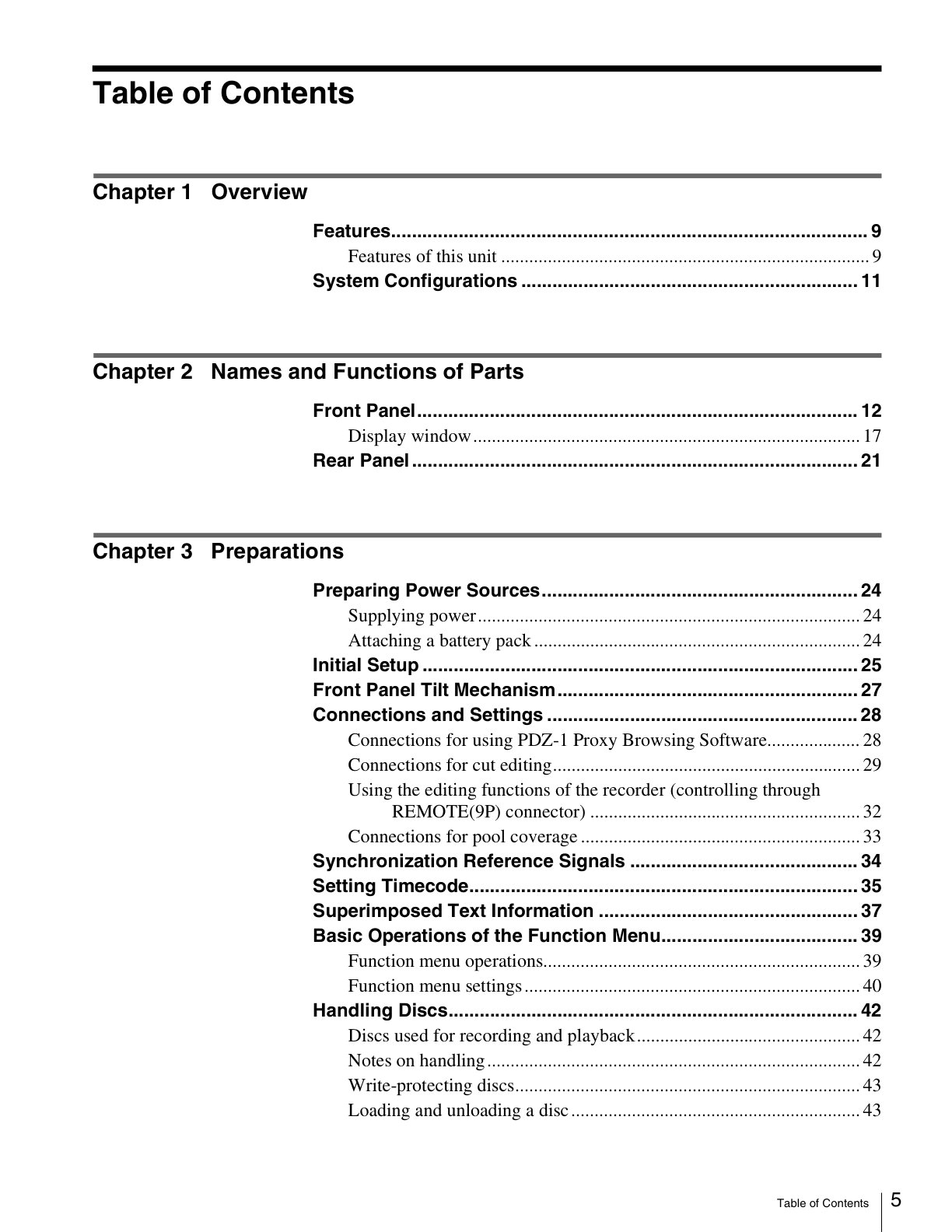 Sony PDW-HD1500 HDCAM / XDCAM Owner Manual EN (Instant Download) - Image 2