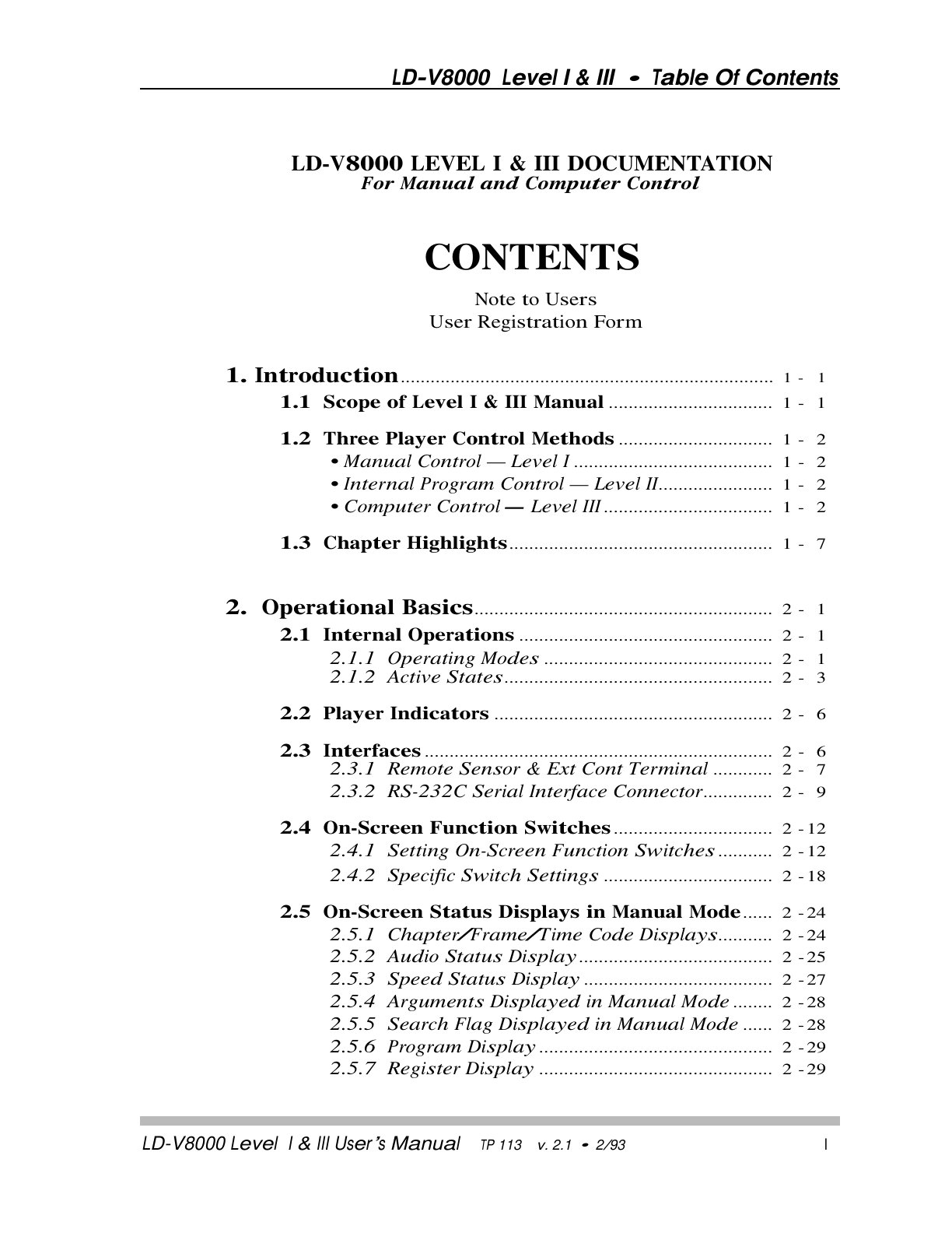 LD-V8000 Manual Level 1 & 3 (Instant Download) - Image 2