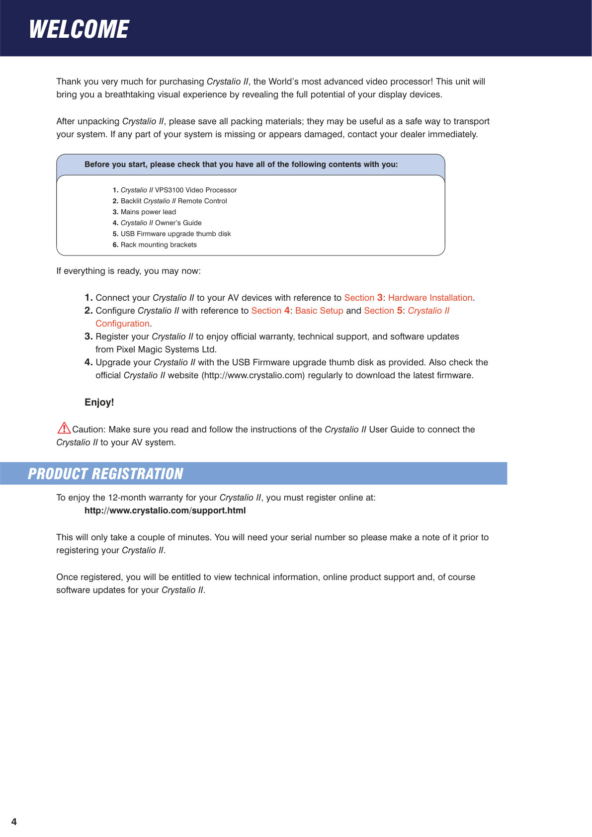 Crystalio II - VPS3100 Owner Guide (Instant Download) - Image 2