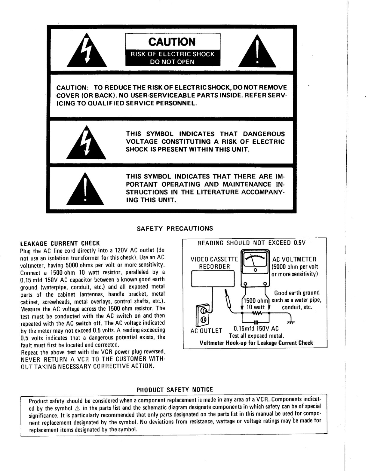 Sanyo VCR-7200 Betamax Manual (Instant Download) - Image 2