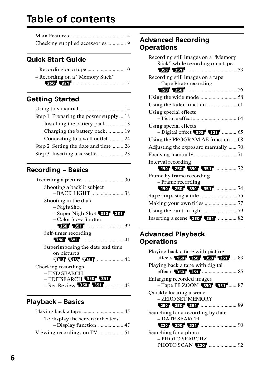 Sony DCR-TRV350 Digital8 Owner Manual EN (Instant Download) - Image 3