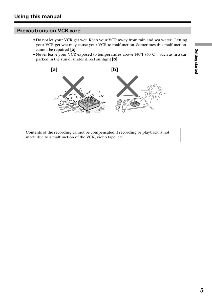Sony GV-D800 Digital8 Owner Manual EN (Instant Download) - Image 3