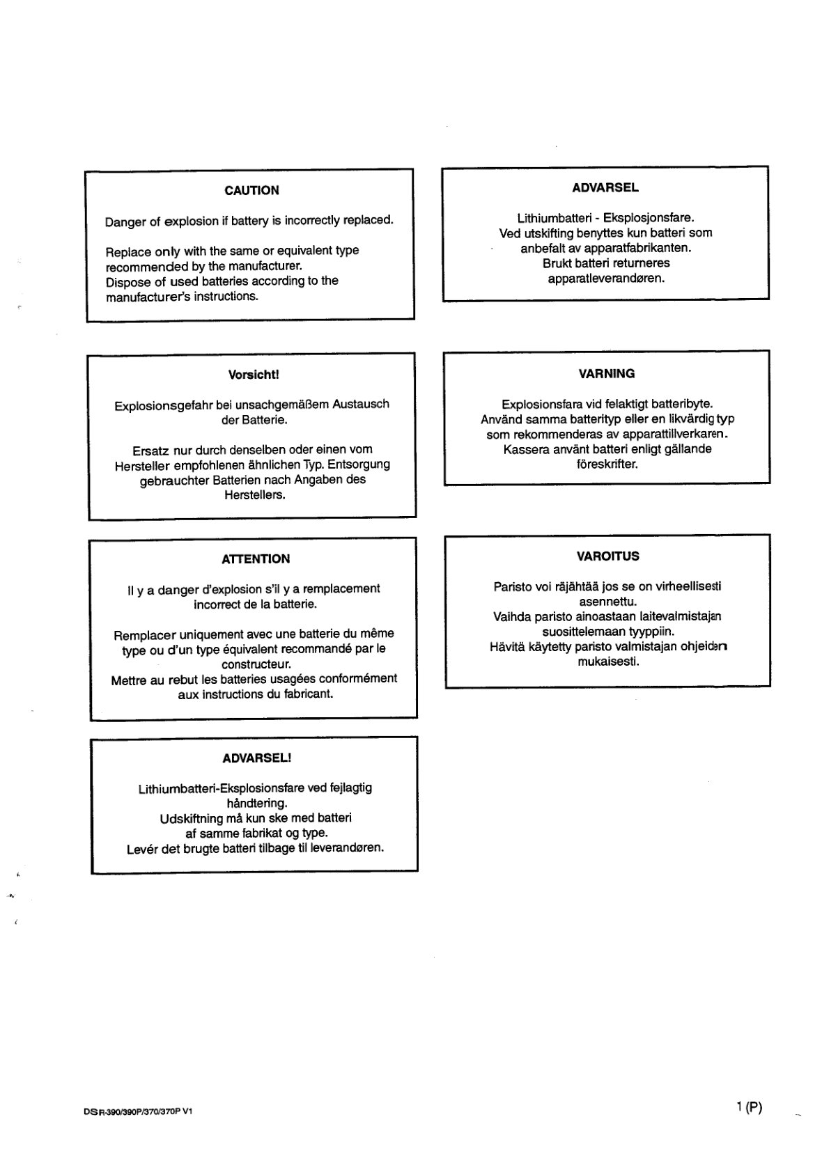 Sony DSR-390 DVCAM Service Manual EN (Instant Download) - Image 3