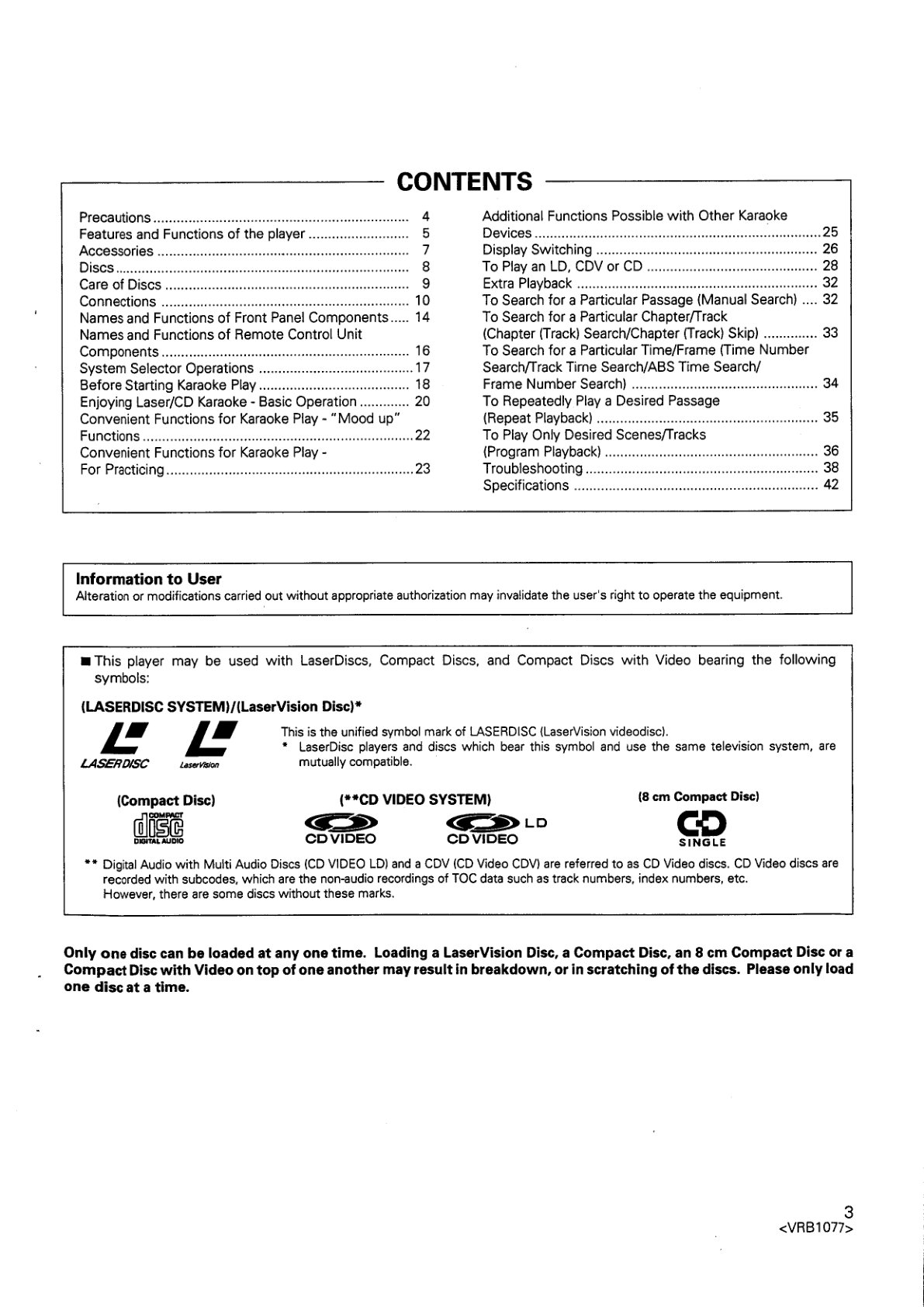 CLD-1810K-EN User Manual Scan (Instant Download) - Image 3