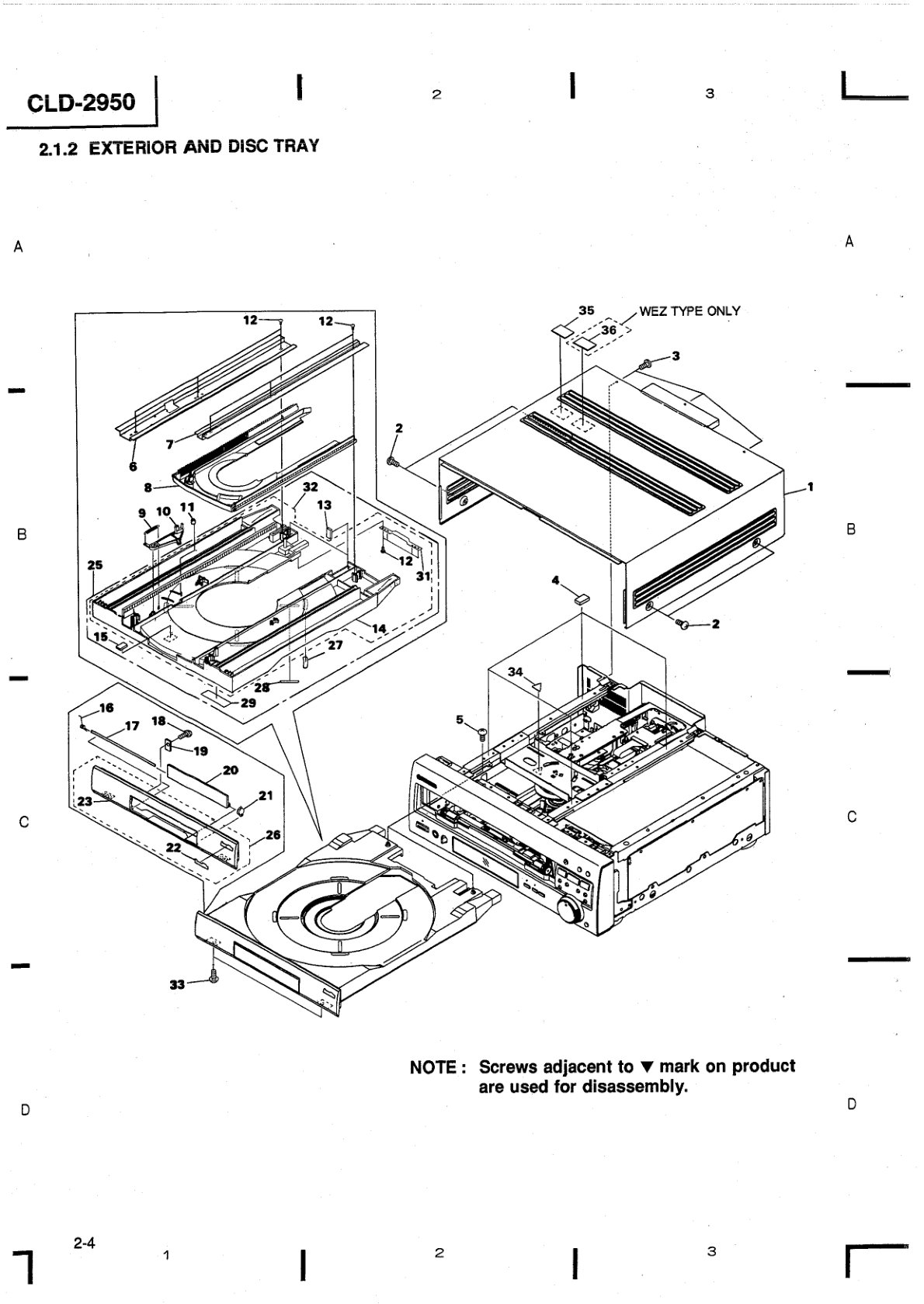 CLD-2950-EN Service Manual Scan-RRZ1153 (Instant Download) - Image 3