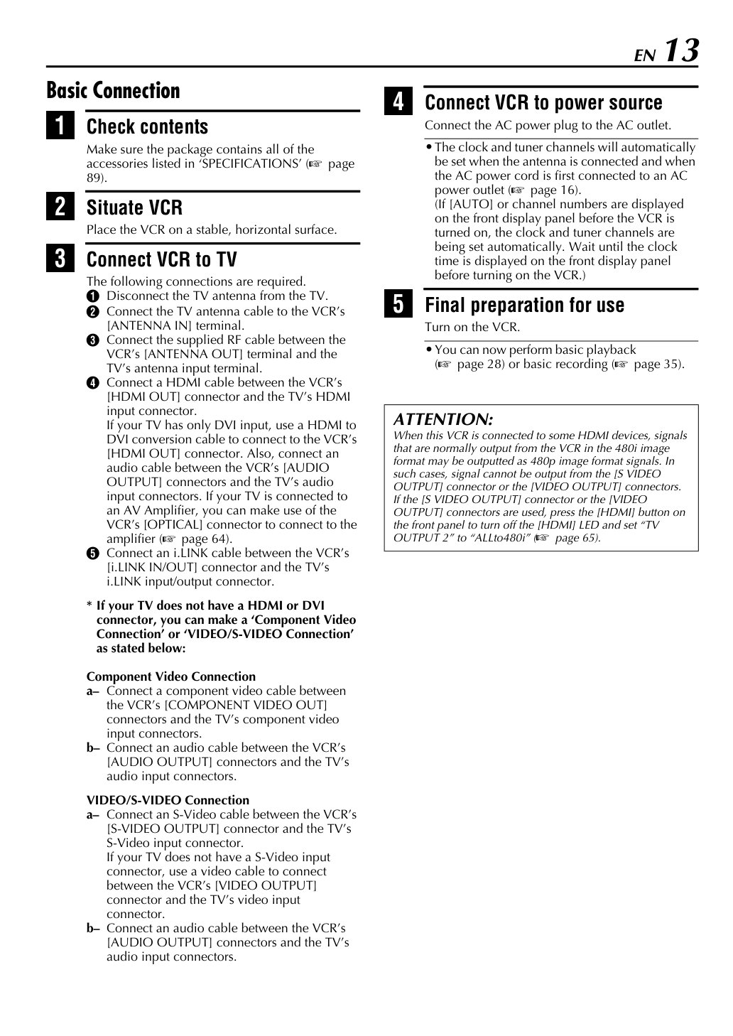 JVC HM-DH5U D-VHS Instructions EN (Instant Download) - Image 3