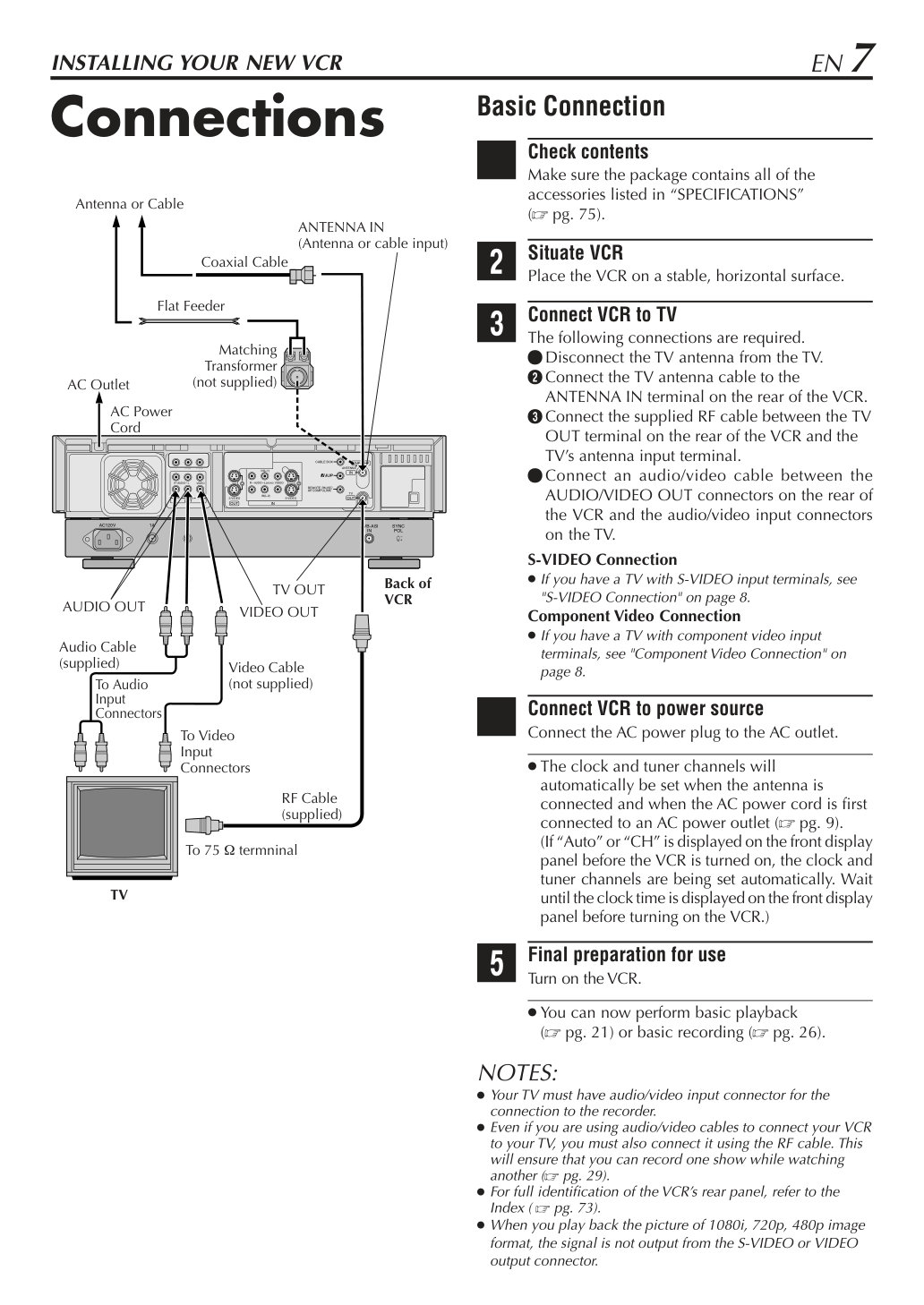 JVC SR-VDA300U D-VHS Instructions EN (Instant Download) - Image 3