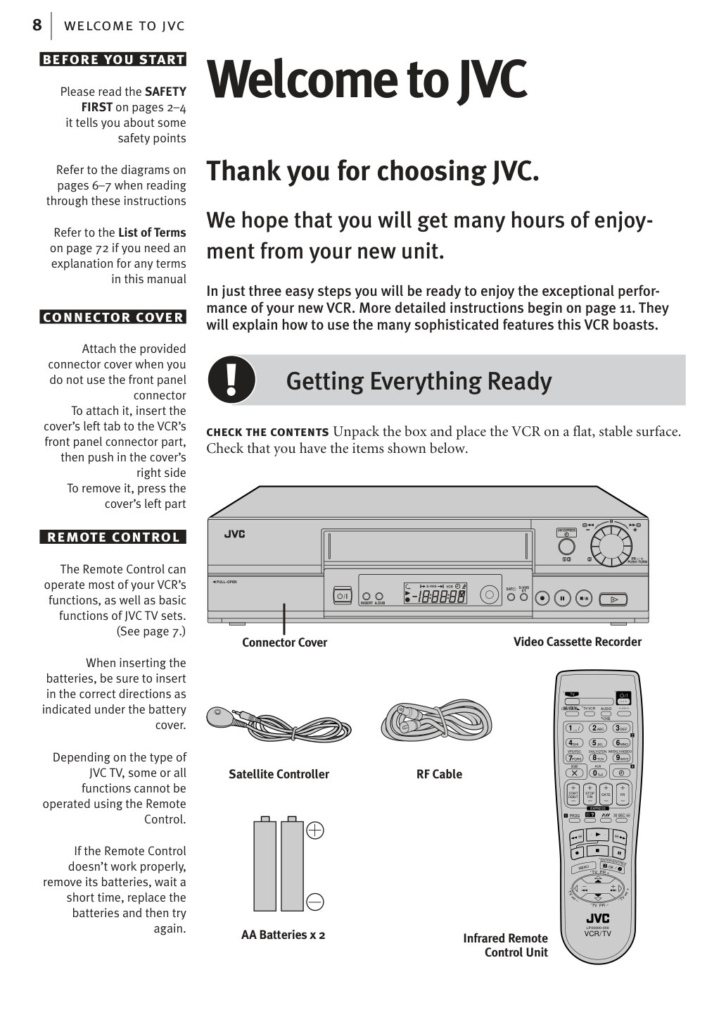 JVC HR-S8965EK S-VHS User Manual EN (Instant Download) - Image 3