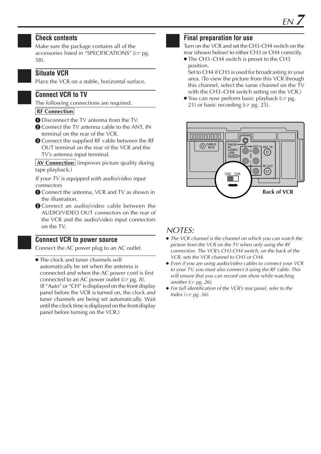 JVC HR-VP783U VHS Owner Manual EN (Instant Download) - Image 3