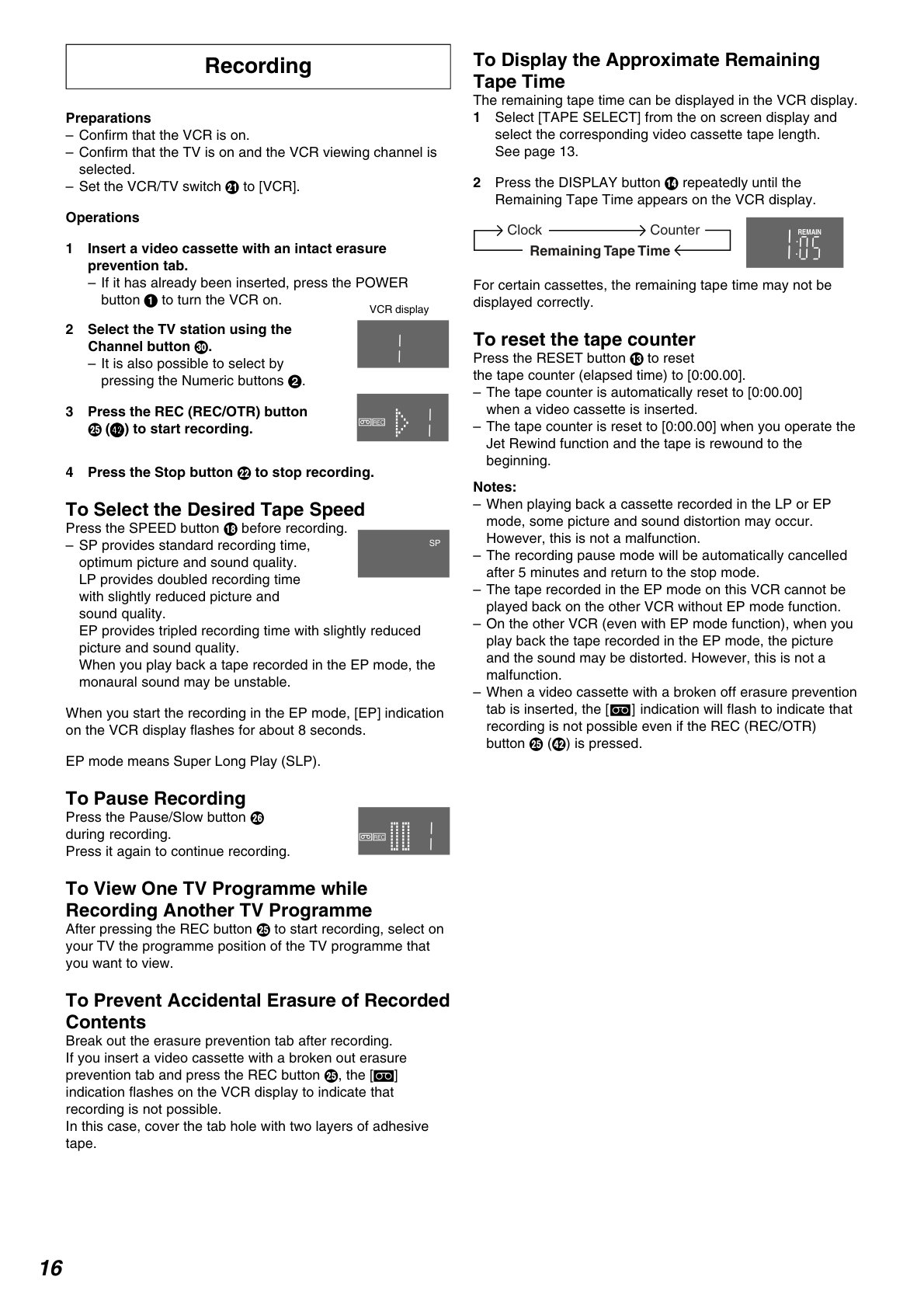 Panasonic NV-FJ730 VHS Owner Manual EN (Instant Download) - Image 3