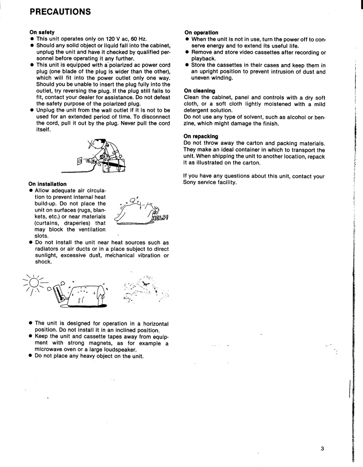 Sony SL-HFR70 SuperBeta Manual (Instant Download) - Image 3