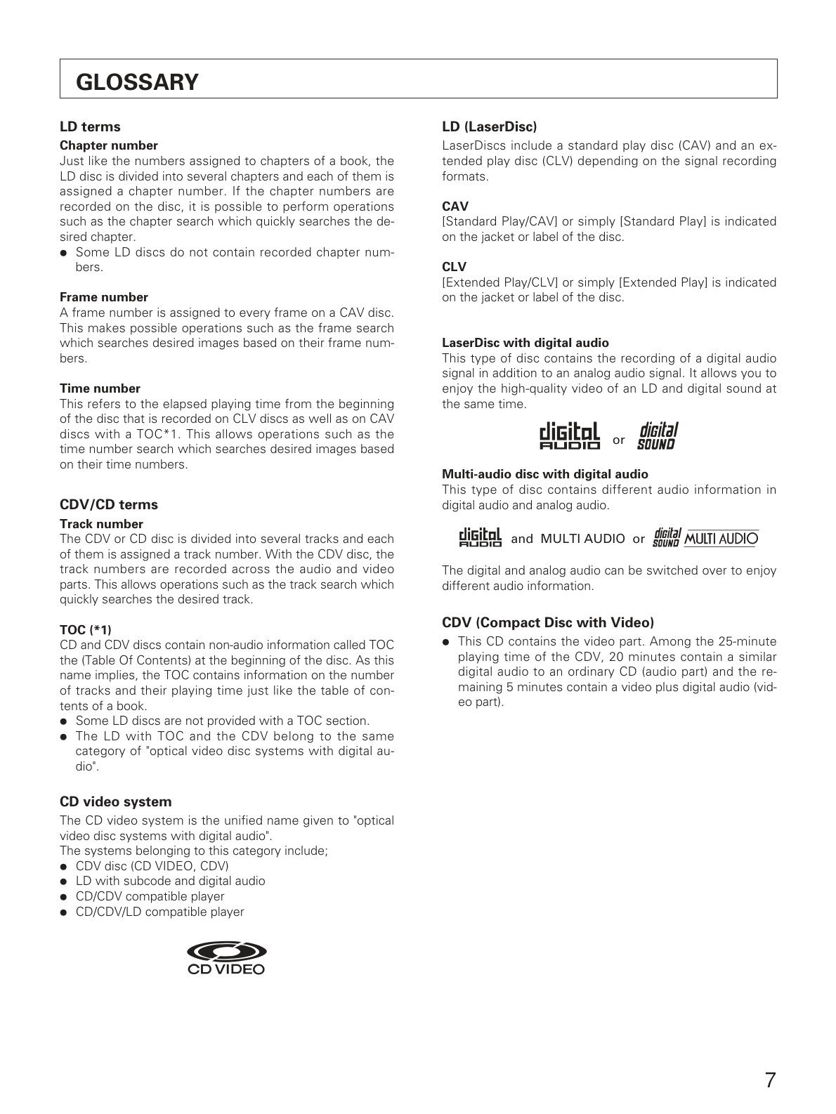 Yamaha CDV W901 EN CD-V Manual EN (Instant Download) - Image 3