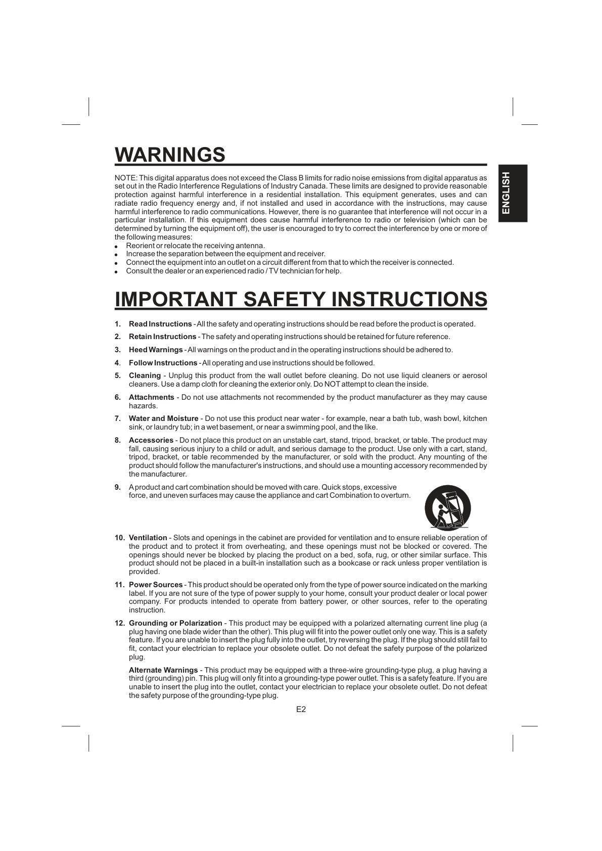 Singing Machine STVG 999 CD+G Karaoke Manual EN (Instant Download) - Image 3