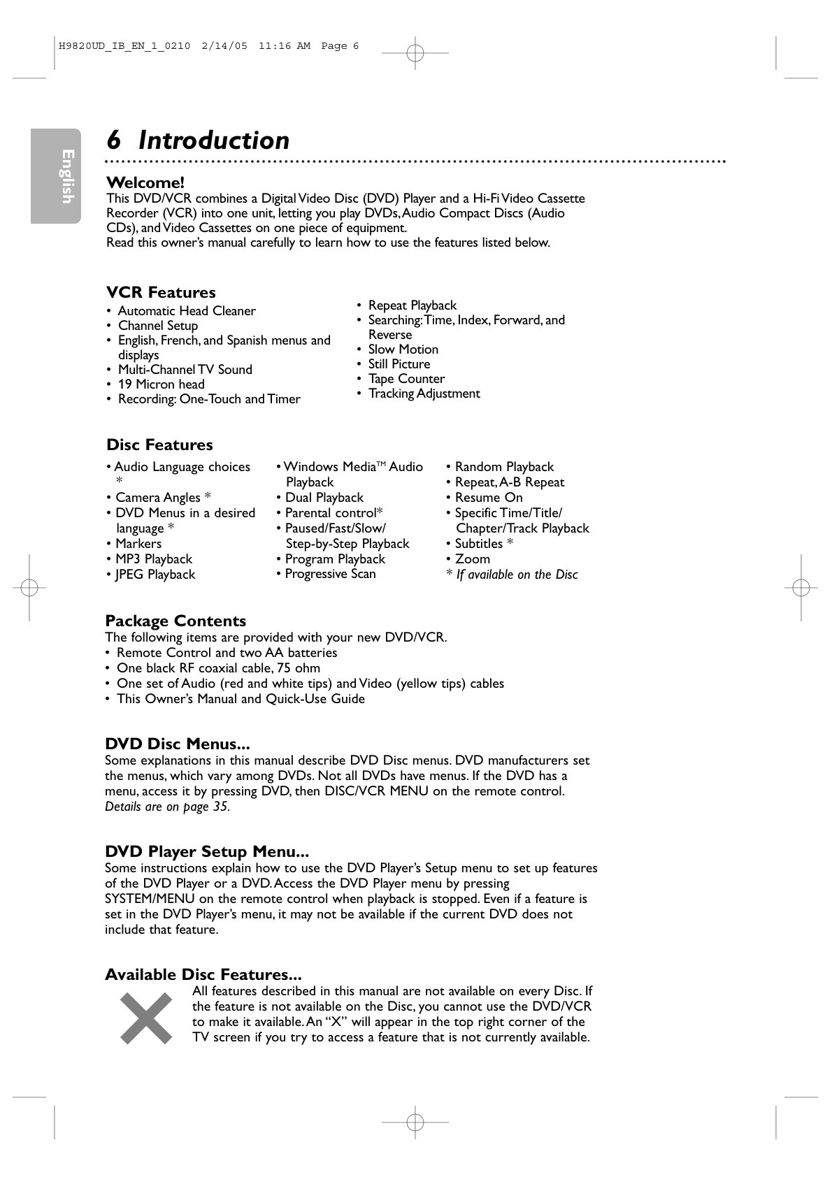Philips DVP3050V DVD User Manual (Instant Download) - Image 3