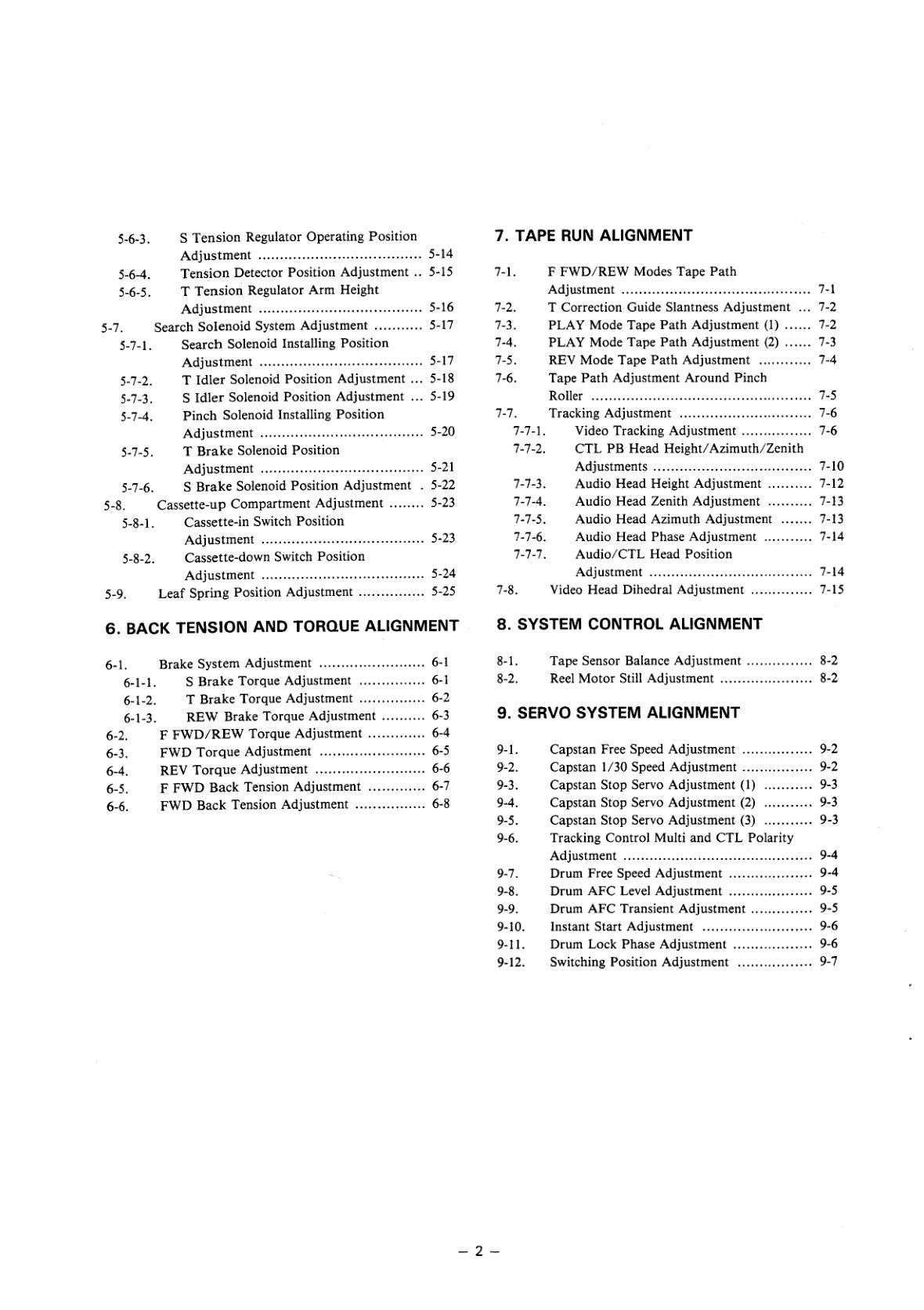 Sony VP-9000 U-matic Service Manual EN (Instant Download) - Image 4