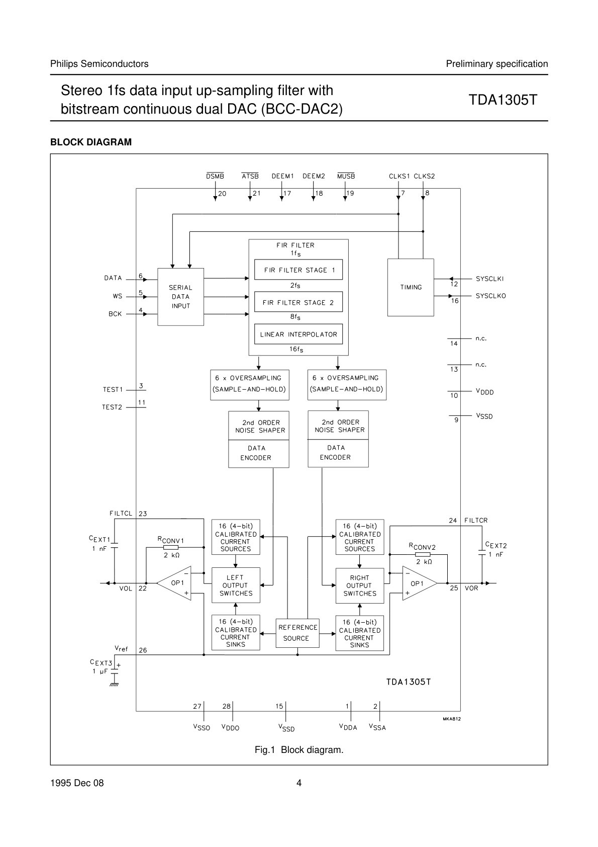 TDA1305 Datasheet (Instant Download) - Image 4