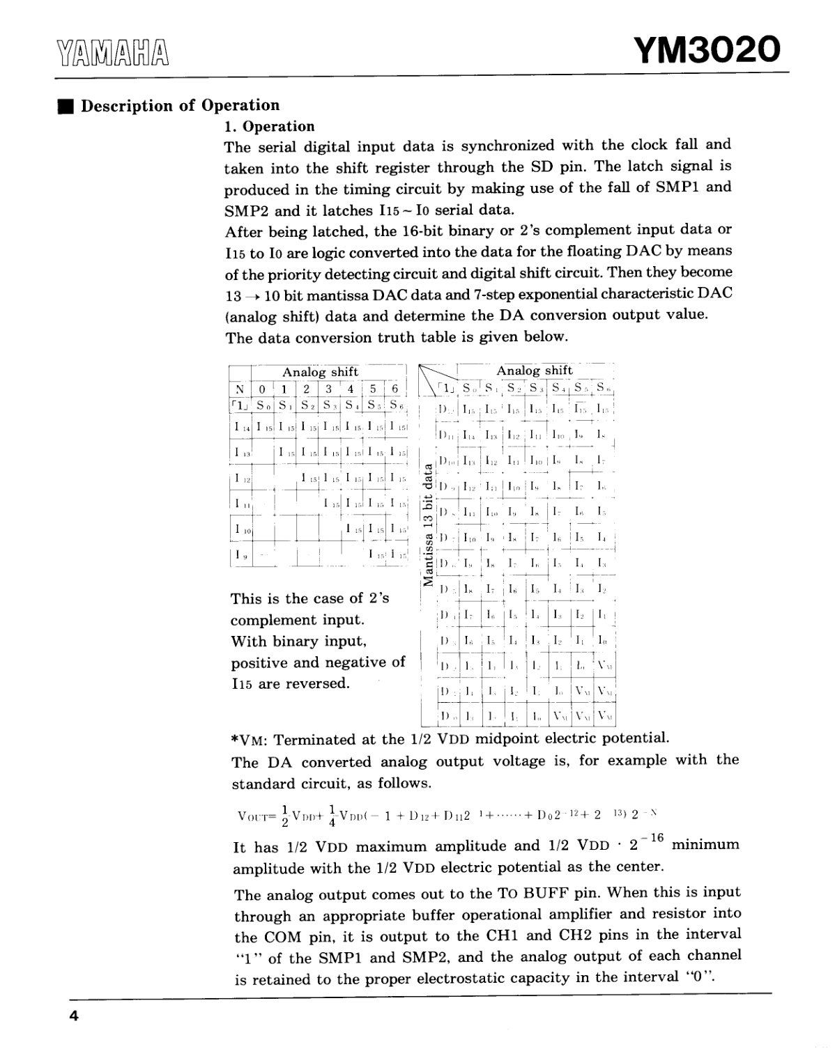 YM3020 Datasheet (Instant Download) - Image 4