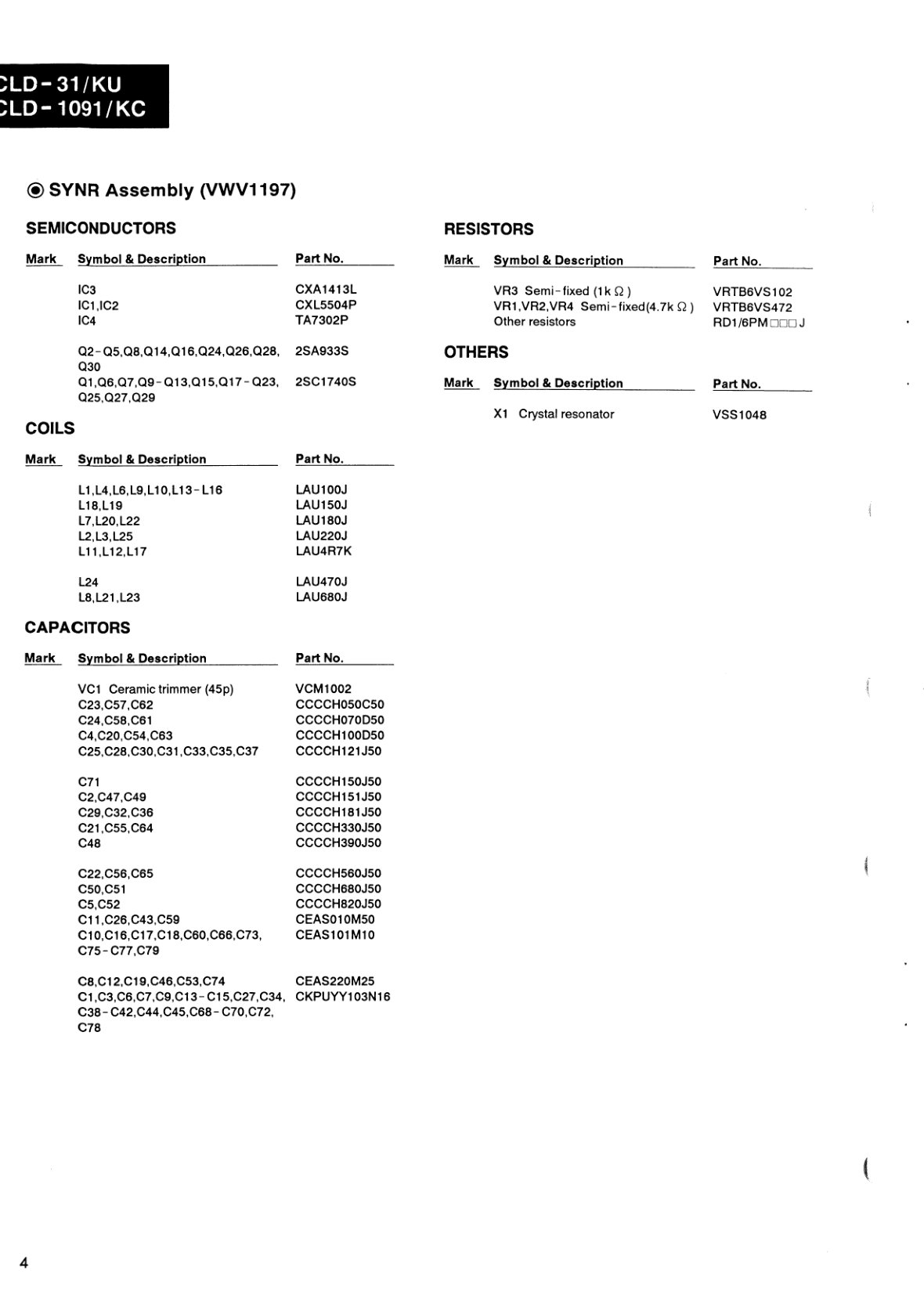 CLD-1091-EN Service Manual Scan (Instant Download) - Image 4