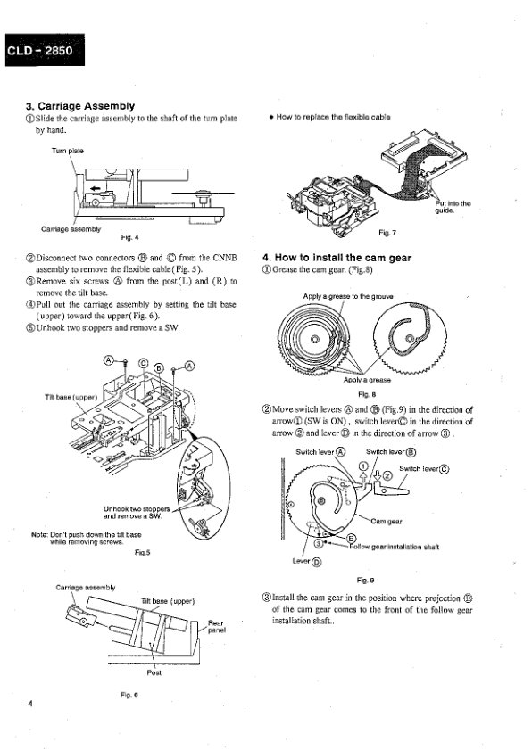CLD-2850-EN Service-Manual Scan (Instant Download) - Image 4