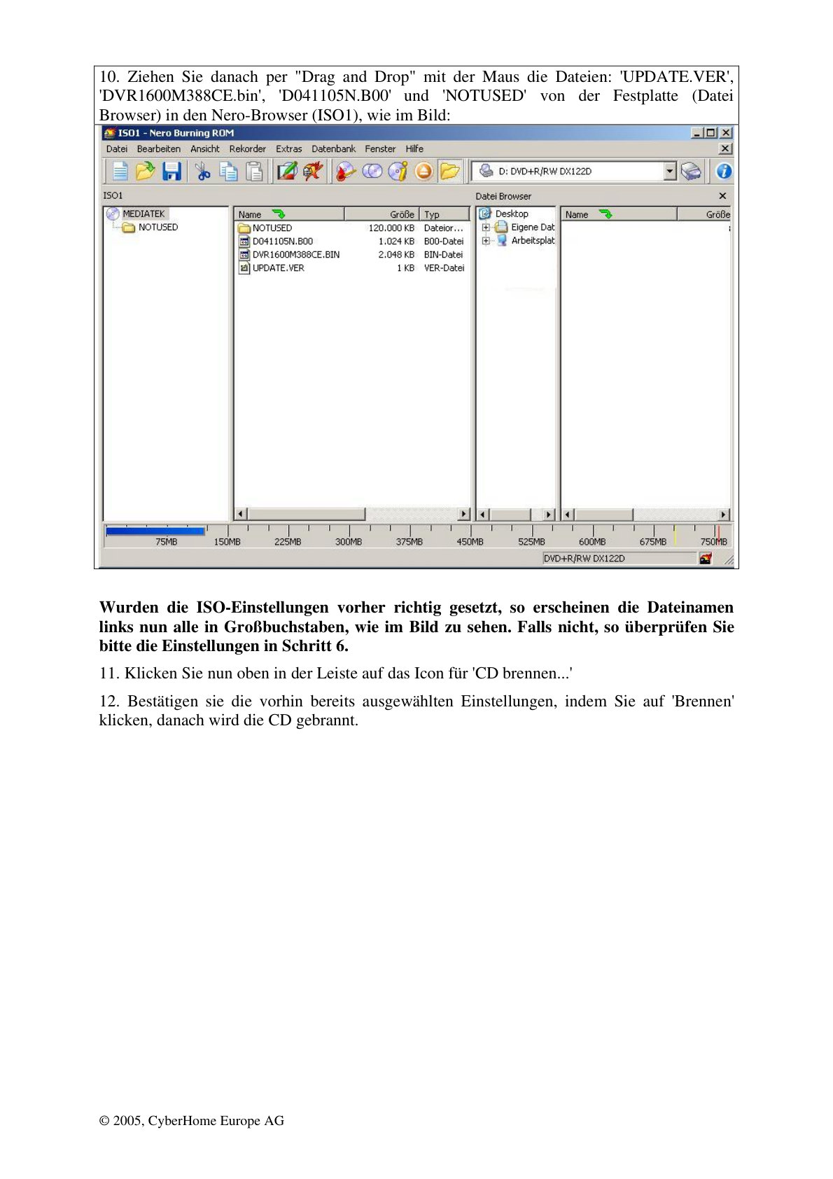 CyberHome CH DVR 1600ME manual DE Manual (Instant Download) - Image 4